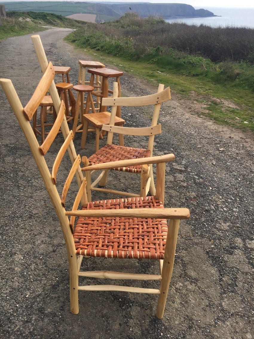 rustic furniture hand made cornwall